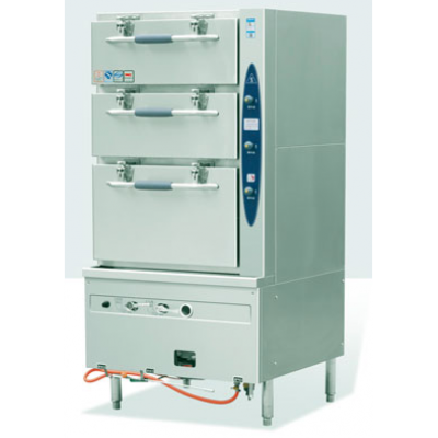 节能静音海鲜蒸柜-火排式